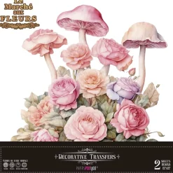 Láminas Adhesivas Blushrooms PapersForYou 30x30cm