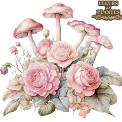 Láminas Adhesivas Blushrooms PapersForYou 30x30cm