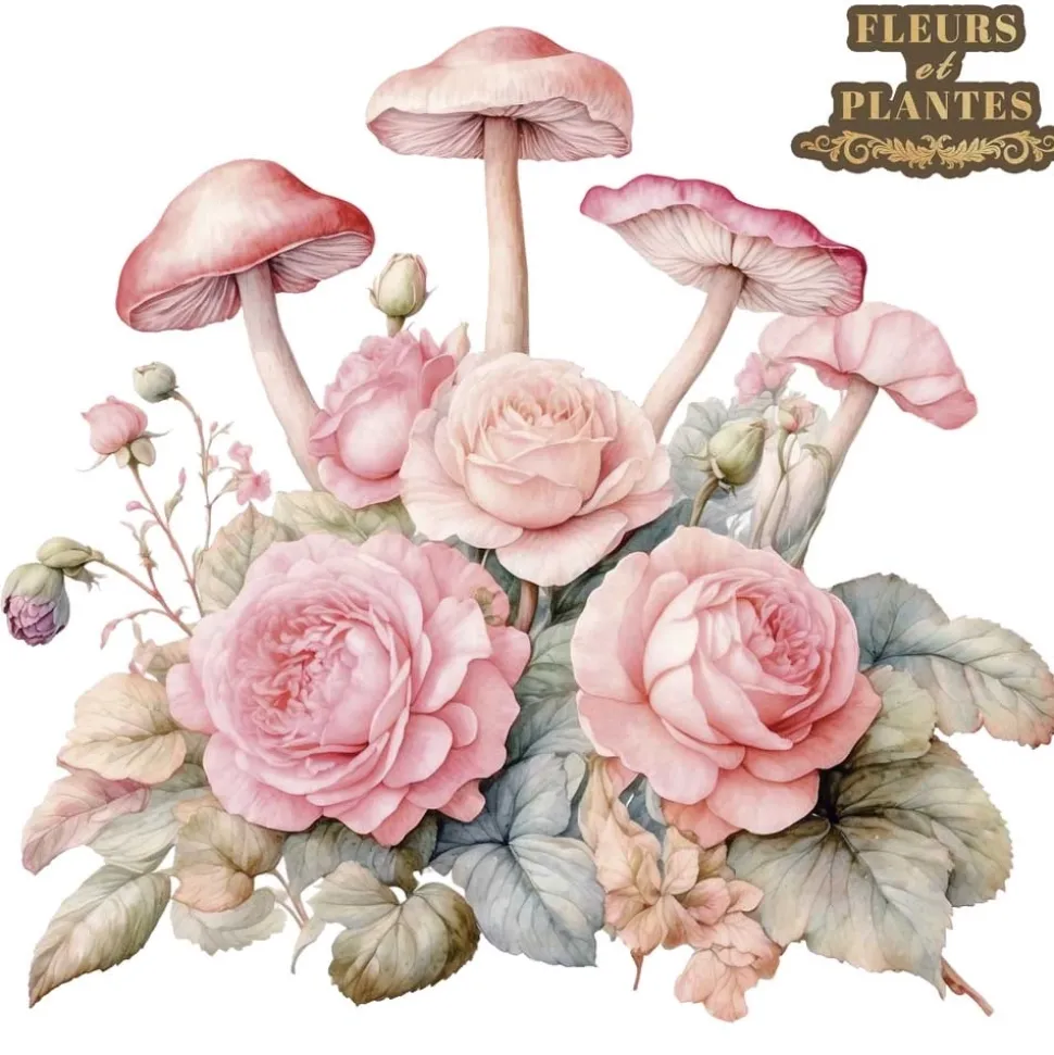Láminas Adhesivas Blushrooms PapersForYou 30x30cm