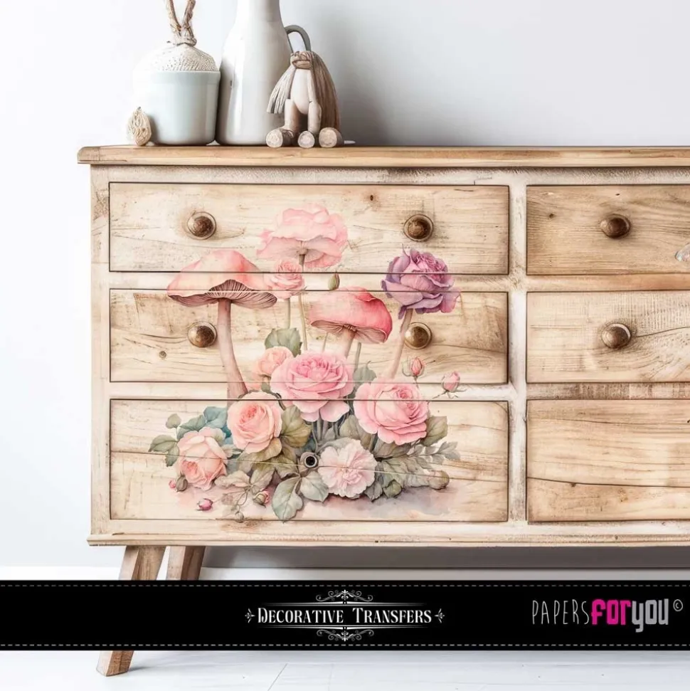 Láminas Adhesivas Blushrooms PapersForYou 30x30cm