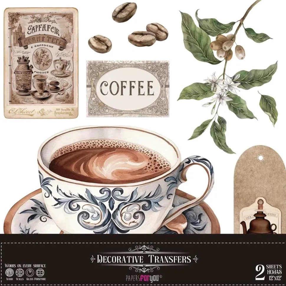 Láminas Adhesivas Coffee PapersForYou 30x30cm