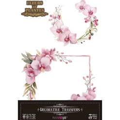 Láminas Adhesivas Pink Orchid PapersForYou 20x30cm