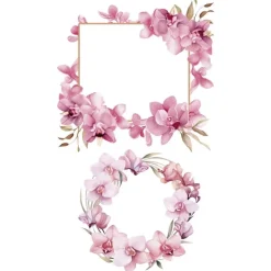 Láminas Adhesivas Pink Orchid PapersForYou 20x30cm