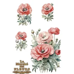 Láminas Adhesivas Poppy PapersForYou 20x30cm
