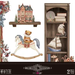 Láminas Adhesivas Santa's Workshop PapersForYou 30x30cm