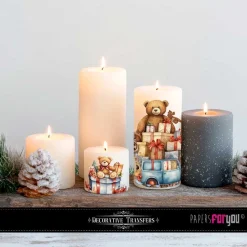 Láminas Adhesivas Santa's Workshop PapersForYou 30x30cm