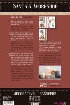 Láminas Adhesivas Santa's Workshop PapersForYou 20x30cm