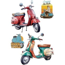 Láminas Adhesivas Scooter II PapersForYou 20x30cm