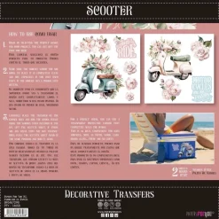 Láminas Adhesivas Scooter PapersForYou 30x30cm