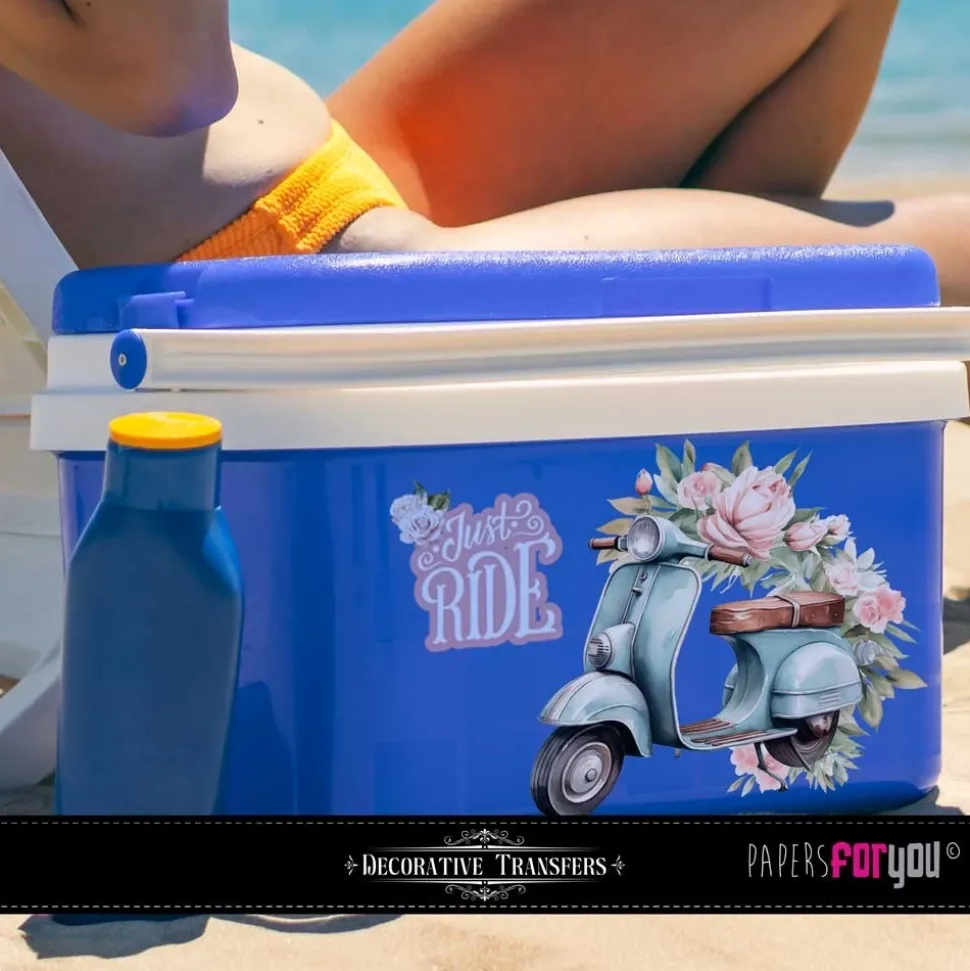 Láminas Adhesivas Scooter PapersForYou 30x30cm