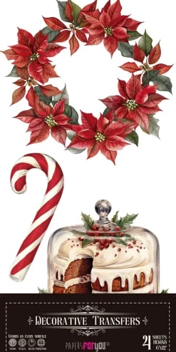 Láminas Adhesivas Sweet December PapersForYou 15x30cm