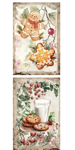 Láminas Adhesivas Sweet December PapersForYou 15x30cm