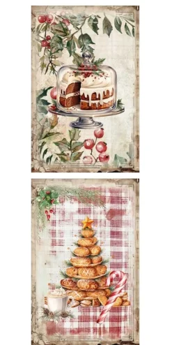 Láminas Adhesivas Sweet December PapersForYou 15x30cm