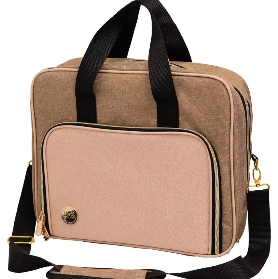 Maletín Shoulder Bag Taupe & Pink We R Memory Keepers