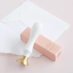 Mango de Madera Blanco para Sello Wax it Lora Bailora