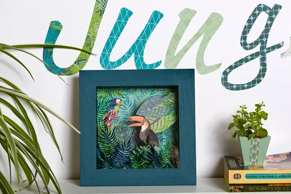 Marco cuadrado pequeño profundo Artemio 20x20cm