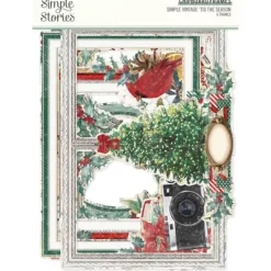 Marcos de Chipboard Simple Vintage 'Tis The Season Simple Stories