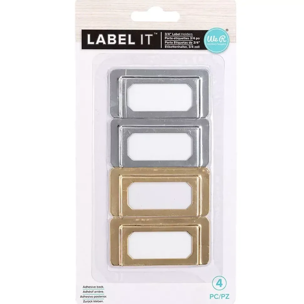 Marcos metálicos 1,9cm Label It