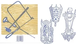 Marquetería 08 Lámpara y adornos religiosos