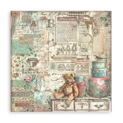 Maxi set de scrapbooking Brocante Antiques Stamperia 20x20cm