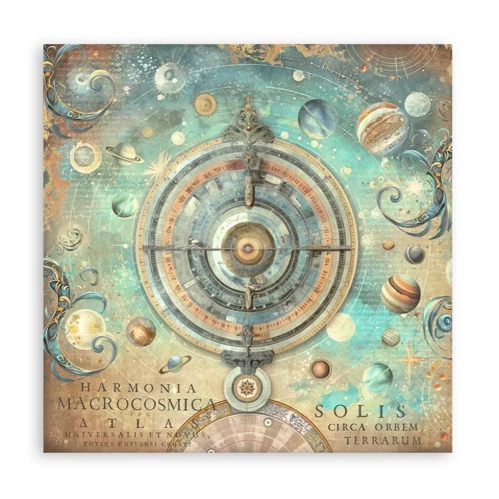 Maxi Set de scrapbooking Fortune Stamperia 20x20cm