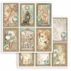 Maxi Set de scrapbooking Fortune Stamperia 20x20cm