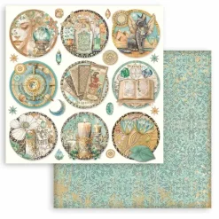 Maxi Set de scrapbooking Fortune Stamperia 20x20cm