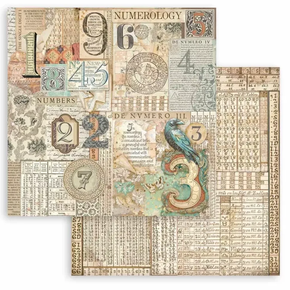 Maxi Set de scrapbooking Fortune Stamperia 20x20cm