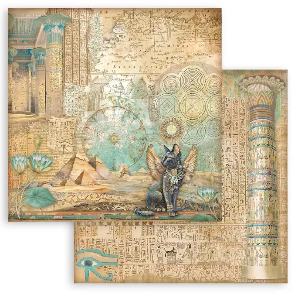 Maxi Set de scrapbooking Fortune Stamperia 20x20cm