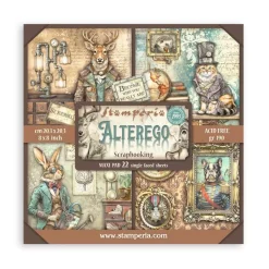 Maxi Set de scrapbooking Alterego Stamperia 20x20cm