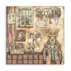 Maxi Set de scrapbooking Alterego Stamperia 20x20cm