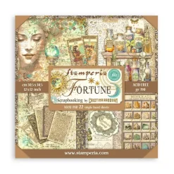 Maxi Set de scrapbooking Fortune Stamperia 30x30cm