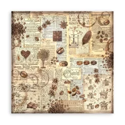 Maxi Set de scrapbooking Coffee & Chocolate Stamperia 20x20cm