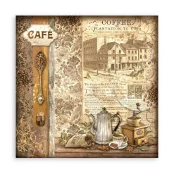 Maxi Set de scrapbooking Coffee & Chocolate Stamperia 20x20cm