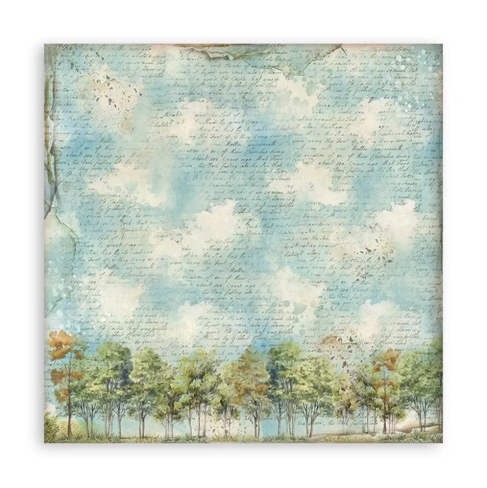 Maxi Set de scrapbooking Art of Travelling Stamperia 20x20cm