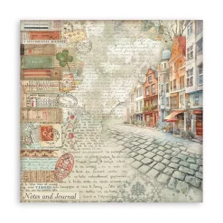 Maxi Set de scrapbooking Art of Travelling Stamperia 20x20cm