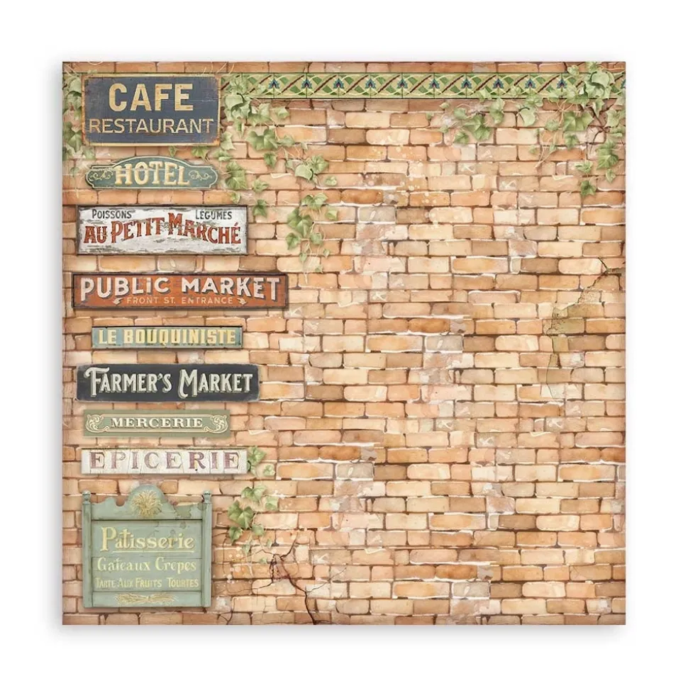 Maxi Set de scrapbooking Art of Travelling Stamperia 20x20cm