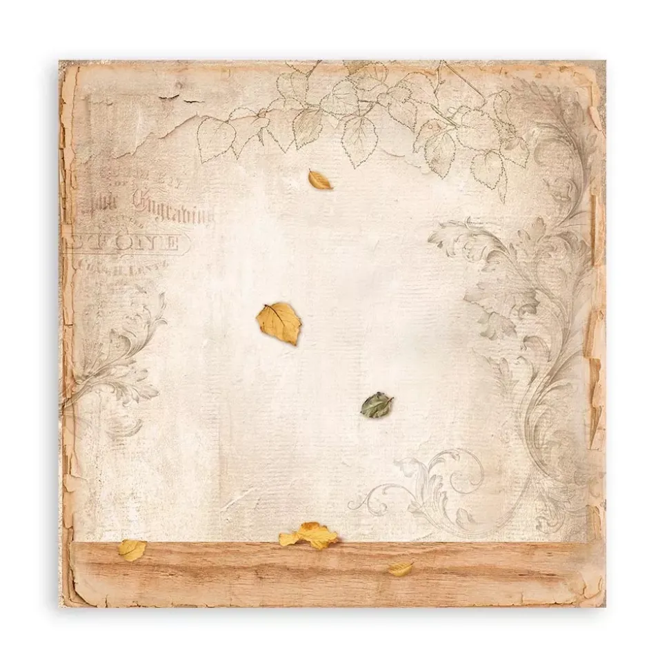 Maxi Set de scrapbooking Romantic Golden Harmony Stamperia 20x20cm