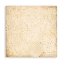 Maxi Set de scrapbooking Romantic Golden Harmony Stamperia 20x20cm