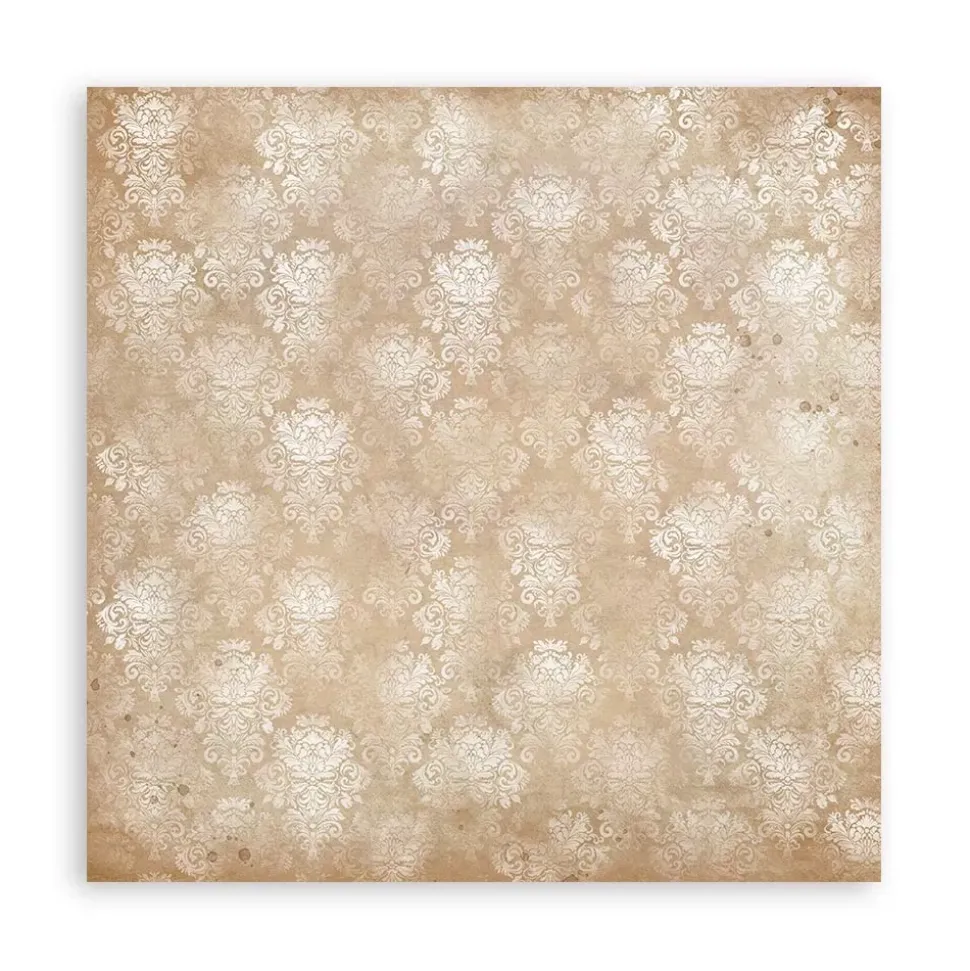 Maxi Set de scrapbooking Romantic Golden Harmony Stamperia 20x20cm