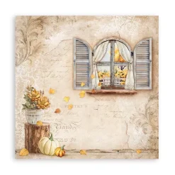 Maxi Set de scrapbooking Romantic Golden Harmony Stamperia 20x20cm