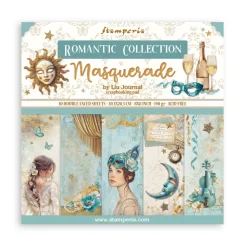 Maxi Set de scrapbooking Masquerade Stamperia 20x20cm