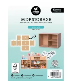 Módulo de almacenaje de DM Basic Box Three Boxes Essentials Studio Light