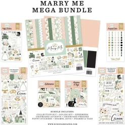 Mega Kit de Scrapbooking Marry Me Echo Park