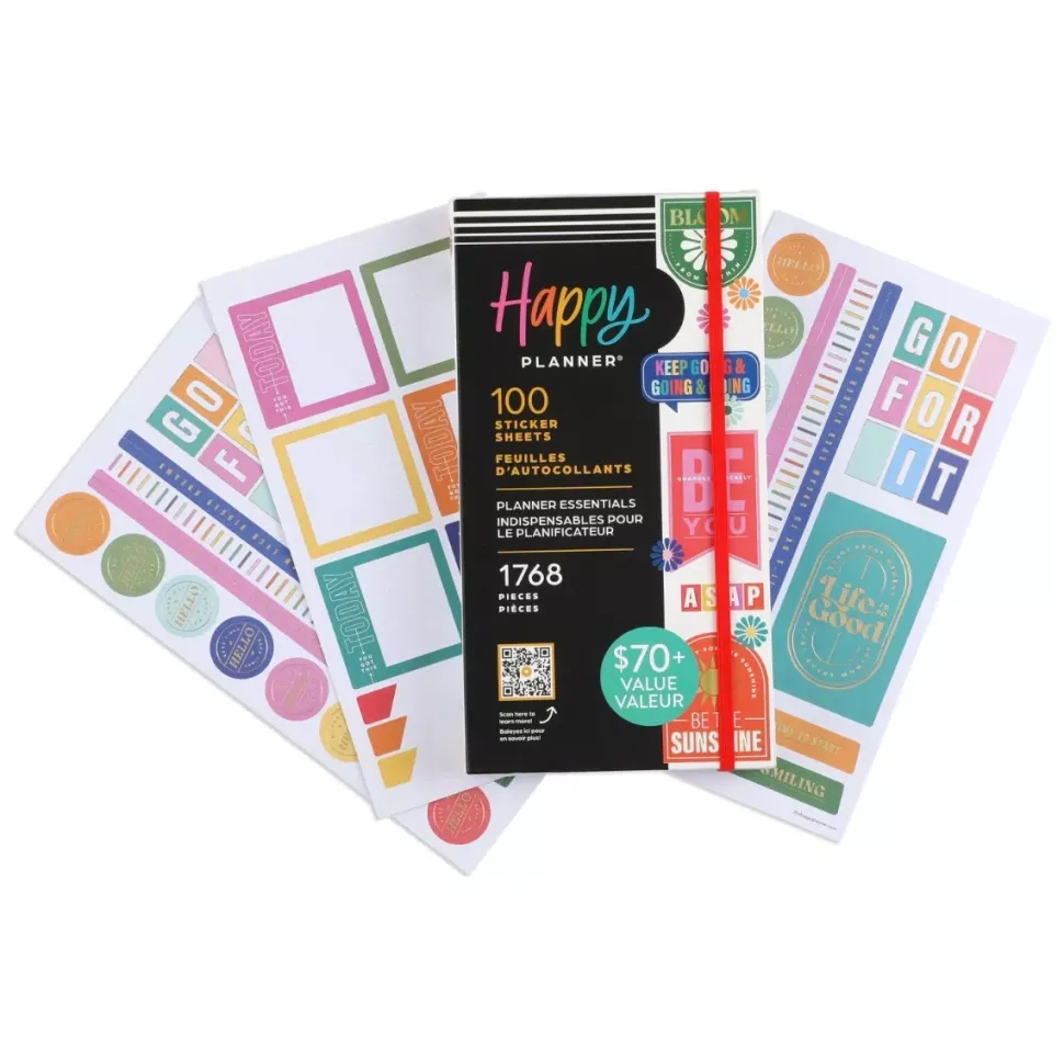 Mega Pack Stickers Planner Essentials Happy Planner