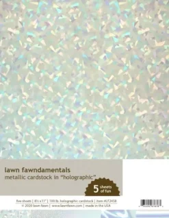 Metallic Cardstock Holographic Lawn Fawn