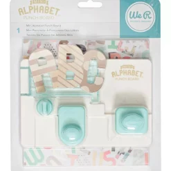 Mini Alphabet Punch Board We R Memory Keepers