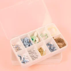 Mini Caja Con 10 Compartimentos Blanca Craftelier