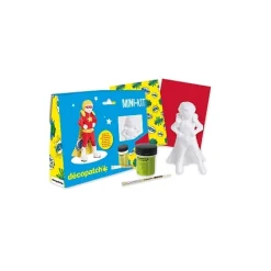 Mini kit superhéroe de papel maché Décopatch