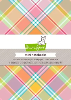 Mini Notebooks Perfectly Plaid Remix Lawn Fawn